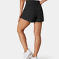 🔥 Limited time 50% OFF💥Buy 2 get 5% off🎉Nylon high-rise yoga shorts 🎽 with side pockets 2-in-1