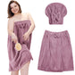 🎉HOT SALE 50% OFF🎁Plus Size Adjustable Oversized Wrap Bathrobe Set