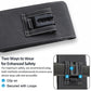 ⏳🏆LAST DAY SALE: ￡7.99!! ⚡Big Discount | Waist Belt Cell Phone Pouch 📱 Multi-Pocket Leather Holster with Card Holder