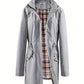 🔥LAST DAY SALE 50% OFF🧥💦Women's Solid Color Drawstring Zip Up Hooded Trench Coat Raincoat🍃 6