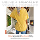 🌷2026 Summer Sale 50% OFF☀️Tankaneo Women's Plus Size V Neck T Shirts Summer Half Sleeve Tees Casual Loose Fit Cotton Tunic Top