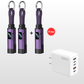 ⏳💥Final 3 hours-￡7.99!!🔌 4-in-1 Charging Cable with Digital Display & Keychain – Fast-Charging, Kink-Resistant & Compact