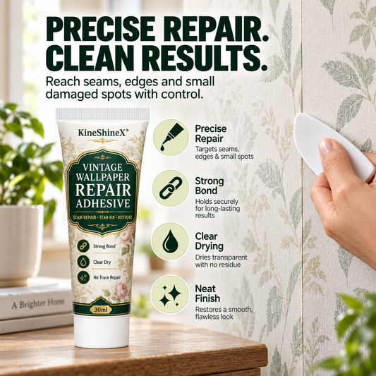 ⏳🏆LAST DAY SALE: ￡6.99!!⚡50K+ SOLD! Almost Gone-💥🧱 Wallpaper Repair Adhesive