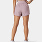 🔥 Limited time 50% OFF💥Buy 2 get 5% off🎉Nylon high-rise yoga shorts 🎽 with side pockets 2-in-1