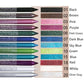 💥World Famous 5x Sold Out🔥💧10-Pack Waterproof Colored Gel Eyeliner Pencil – Metallic & Shimmer Finishes, Smudge-Proof（Pencil sharpener color is random）