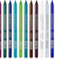 💥World Famous 5x Sold Out🔥🌈14-Pack Waterproof Colored Gel Eyeliner Pencil – Metallic & Shimmer Finishes, Smudge-Proof（Pencil sharpener color is random）
