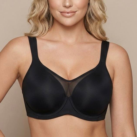 ⏳Hot Sale Only £7.99!!!💐🖤Women's Elegant Sheer Full Coverage Plus Size Bra 4