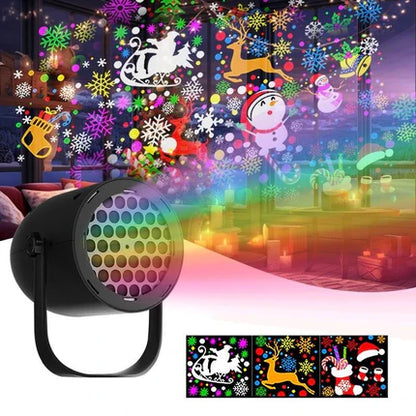 🔥Best Christmas Gift-Up to 70% OFF🎅16-Pattern USB Christmas Projector Light✨