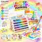 🎉🎁Magic Glitter Outline Markers✨Double-Ended Dual-Color Art Pens