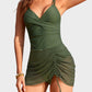 💥Last Day Special Sale 49% OFF🩱Adjustable Drawstring Mesh One-Piece Swimsuit
