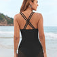 💥Last Day Special Sale 49% OFF🩱Adjustable Drawstring Mesh One-Piece Swimsuit