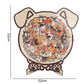 🎁70% OFF!!!-Ready for Christmas!🎅🧩135-Piece Cute Cat Puzzle Challenge Irregular Shaped Wooden Jigsaw Puzzle👍🎁Stress Relief Enthusiast Gift, Christmas Gift✨