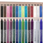 💥World Famous 5x Sold Out🔥🌈14-Pack Waterproof Colored Gel Eyeliner Pencil – Metallic & Shimmer Finishes, Smudge-Proof（Pencil sharpener color is random）
