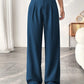 👖New arrival 40% OFF!💝Women's High Waisted Straight Leg Work Trousers with Side Pockets -✨Smart & Casual Look for Office and Beyond