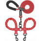 🐾LAST DAY SALE 49% OFF🐶Heavy Duty Dog Leash with Shock Absorbing Bungee for Walking 2 Dogs (25-150 lbs)