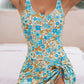 👙Summer Hot Sale 49% OFF💕Buy 2 Get 5% Off 💃Women's One Piece Tummy Control Tie Knot Swimsuit