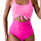 🎉Summer Hot Sale 50% OFF🌞Buy 2 get extra 5% off👙Ruched Tie-Knot Tummy Control One-Piece Swimsuit