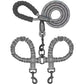 🐾LAST DAY SALE 49% OFF🐶Heavy Duty Dog Leash with Shock Absorbing Bungee for Walking 2 Dogs (25-150 lbs)