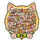🎁70% OFF!!!-Ready for Christmas!🎅🧩135-Piece Cute Cat Puzzle Challenge Irregular Shaped Wooden Jigsaw Puzzle👍🎁Stress Relief Enthusiast Gift, Christmas Gift✨