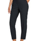 ⏳LIMITED OFFER 70% OFF🌞Women’s Fitted High-Waisted Zip-Pocket Trousers - 👖Lightweight, Breathable, Soft 26\"/27\" Ankle Pants with Zipper Pockets