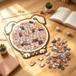 🎁70% OFF!!!-Ready for Christmas!🎅🧩135-Piece Cute Cat Puzzle Challenge Irregular Shaped Wooden Jigsaw Puzzle👍🎁Stress Relief Enthusiast Gift, Christmas Gift✨