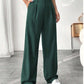 👖New arrival 40% OFF!💝Women's High Waisted Straight Leg Work Trousers with Side Pockets -✨Smart & Casual Look for Office and Beyond