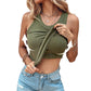 🌞Summer Hot Sale-60% Off!!🌿💖Ribbed Stretchy Tank Top with Shelf Bra