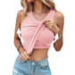 🌞Summer Hot Sale-60% Off!!🌿💖Ribbed Stretchy Tank Top with Shelf Bra