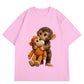 💥Summer Hot Sale 50% OFF💥Unisex Monkey Hugging Toy Graphic T-Shirt