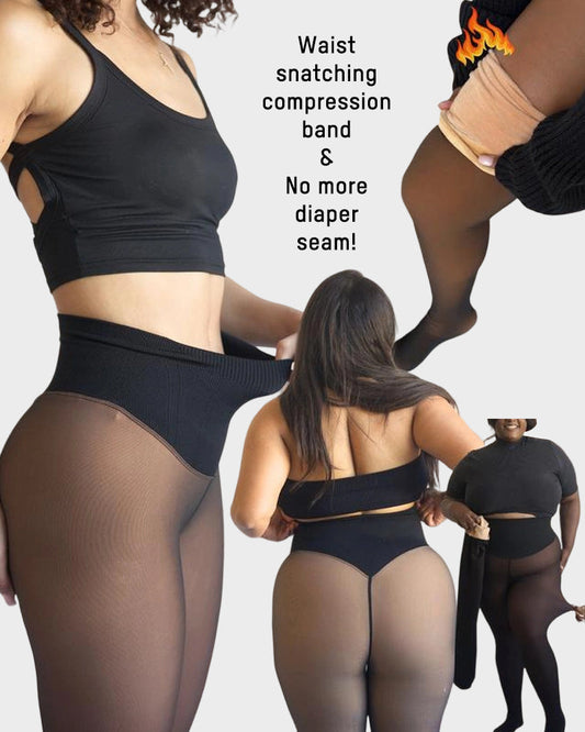 🔥🎁New Year Buy 1 Get 1 Free❄️One-Seam The-original Magic Fleece Lined Leggings✨