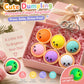 🏆Surprise Price: Only £6.99🔥Cute Dumpling Pressable Fidget Keychain - touch sensing light