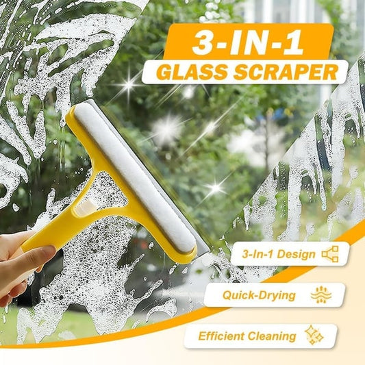 ⚡🔥Flash Sale  50K+ SOLD! Almost Gone-💥🔥3 in 1 Window Cleaning Scraper