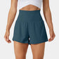 🔥 Limited time 50% OFF💥Buy 2 get 5% off🎉Nylon high-rise yoga shorts 🎽 with side pockets 2-in-1