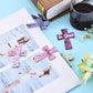 🎁🔥Last day sale 50% OFF🔥Almost Gone-💥📖16 Pcs Magnetic Cross Bookmarks Gifts for Bible Study, Readers, Teachers, Students🌸✝️