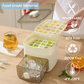 🥳2026 HOT SALE🥳💞50K+ SOLD!💥🥤🧊 50% OFF! Ice Cube Maker with Storage – 48 cubes at once, leak‑proof lid. Stackable, saves space. Includes ice scoop & tong. A summer essential. 🏖️✅