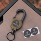 ⏳🏆LAST DAY SALE: ￡7.99!! 🎁Buy 1 Get 1 Free🔥🔑Retractable Carabiner Keychain – 65cm steel lanyard, 100,000 pull cycles. Lightweight & sturdy.