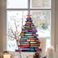 🎄📚✨Christmas Book Tree Suncatcher Ornament