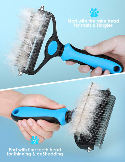🐾 LIMITED TIME 50% OFF! ✨ Professional Pet Deshedding Tool – Gentle, 2-in-1, Efficient ✨ 2