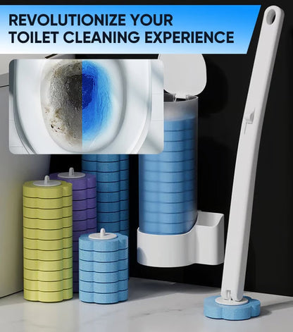 🔥LAST DAY SALE £8.99!!⚡50K+ SOLD!🚽💦Hands-Free Cleaning Gadget🧽Disposable toilet cleaning tool💦 2