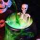 🔥HOT SALE 50% OFF🎁✨🎃Halloween Decorations Indoor - Witches Cauldron with Magic Floating Potion Bottles & Fog Maker