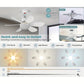 🌬️Surprise Price: Only £16.99!!🔥SmartBreez™ 40W LED Ceiling Fan Light – 20.5” Ultra-Quiet with Remote 🎯 | E27 + FREE B22 Adapter 🔌 | For Bedroom 😴, Kitchen 👩‍🍳 & Garage 🛠️ – UK Ready! 🇬🇧