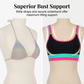 🎁New Arrival 50% OFF💥Color Block Patchwork Nylon Sporty 3-Piece Bikini Set - High Waisted & Tummy Control Swimsuit👙🌈