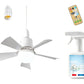 🏆LAST DAY SALE 49% OFF🔥SmartBreez™ 40W LED Ceiling Fan Light – 20.5” Ultra-Quiet with Remote 🎯 | E27 + FREE B22 Adapter 🔌 | For Bedroom 😴, Kitchen 👩‍🍳 & Garage 🛠️ – UK Ready! 🇬🇧