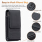 ⏳🏆LAST DAY SALE: ￡7.99!! ⚡Big Discount | Waist Belt Cell Phone Pouch 📱 Multi-Pocket Leather Holster with Card Holder