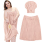 🎉HOT SALE 50% OFF🎁Plus Size Adjustable Oversized Wrap Bathrobe Set