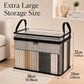 ⏳LAST DAY BUY 2 GET 1 FREE!!💕Transparent Storage Bag – Large, Dust & Moisture-Proof with Handle✨Ultimate All-in-One Organizer for Clothes, Toys, Books, Stuffed Animals & Absolutely Everything! 🧸📚👕🧦2