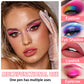 💥World Famous 5x Sold Out🔥💧10-Pack Waterproof Colored Gel Eyeliner Pencil – Metallic & Shimmer Finishes, Smudge-Proof（Pencil sharpener color is random）