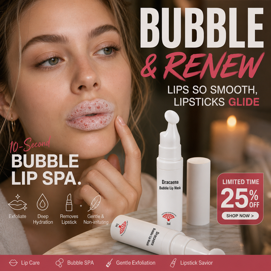 🎉Final 3 hours- BUY 1 GET 1 FREE!!🌸Dracaena Bubble Lip Mask