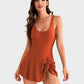 🩱Summer Hot Sale 50% OFF💃Women's One Piece Tummy Control Tie Knot Swimsuit 4