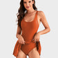 🩱Summer Hot Sale 50% OFF💃Women's One Piece Tummy Control Tie Knot Swimsuit 4